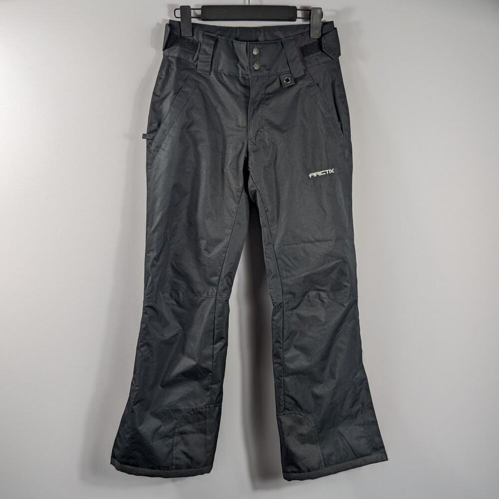 Arctix Womens XS Short Black Insulated Snow Ski Pants Waterproof Snowboard 5K